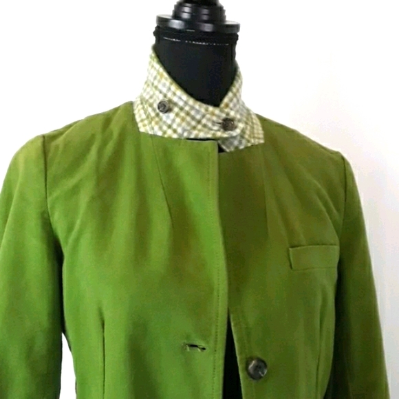 J.crew blazer sz S green jacket - Picture 1 of 7